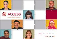 Cover image of ACCESS 2013 Annual Report.